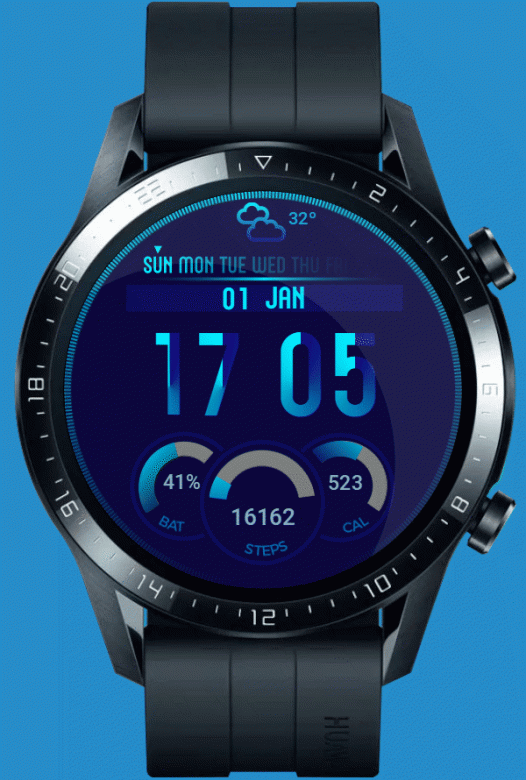 华为Huawei Watch GT/GT 2 46mm GT / GT 2 46mm手表表盘