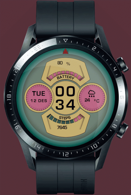 华为Huawei Watch GT/GT 2 46mm GT / GT 2 46mm手表表盘