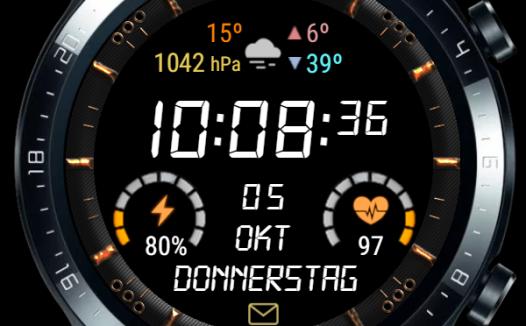 华为Huawei Watch GT/GT 2 46mm GT / GT 2 46mm手表表盘