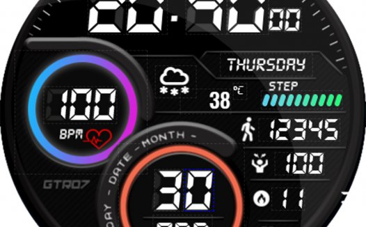 华为Huawei Watch GT/GT 2 46mm GT / GT 2 46mm手表表盘