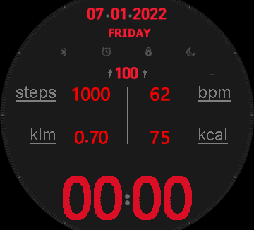 华米跃我Amazfit Verge Lite手表表盘