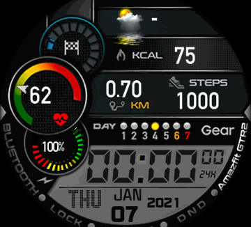 华米跃我Amazfit Verge Lite手表表盘