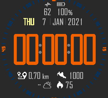 华米跃我Amazfit Verge Lite手表表盘