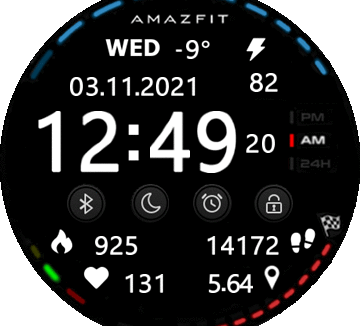 华米跃我Amazfit Verge Lite手表表盘