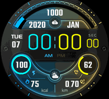 华米跃我Amazfit Verge Lite手表表盘