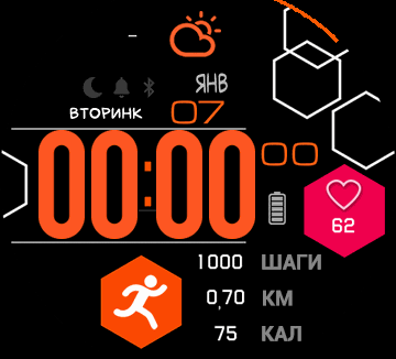 华米跃我Amazfit Verge Lite手表表盘