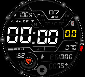 华米跃我Amazfit Verge Lite手表表盘