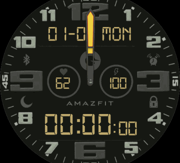 华米跃我Amazfit Verge Lite手表表盘