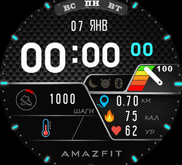 华米跃我Amazfit Verge Lite手表表盘