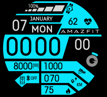 华米跃我Amazfit Verge Lite手表表盘