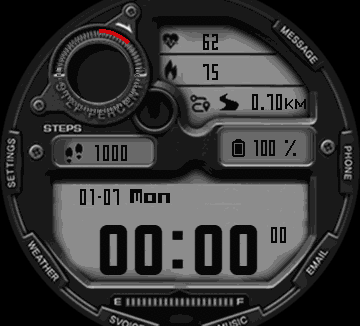 华米跃我Amazfit Verge Lite手表表盘