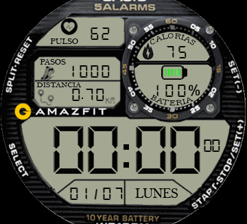 华米跃我Amazfit Verge Lite手表表盘
