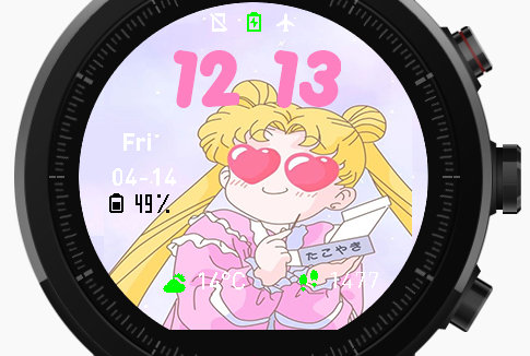 华米跃我Amazfit Pace, Stratos, Stratos 3手表表盘