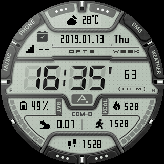 华米跃我Amazfit Pace, Stratos, Stratos 3手表表盘