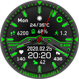 华米跃我Amazfit Pace, Stratos, Stratos 3手表表盘