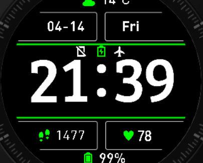 华米跃我Amazfit Pace, Stratos手表表盘