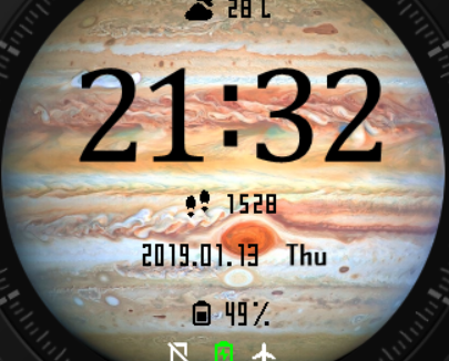 华米跃我Amazfit Pace, Stratos手表表盘