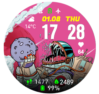 华米跃我Amazfit Pace, Stratos, Stratos 3手表表盘