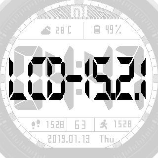 华米跃我Amazfit Pace, Stratos, Stratos 3手表表盘