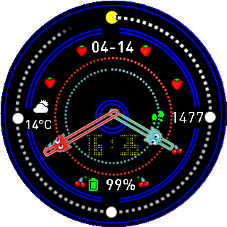 华米跃我Amazfit Pace, Stratos手表表盘