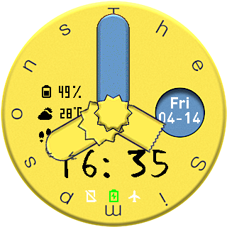 华米跃我Amazfit Pace, Stratos手表表盘
