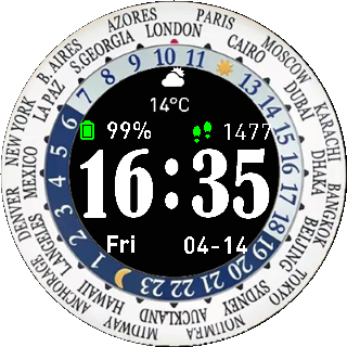 华米跃我Amazfit Pace, Stratos, Stratos 3手表表盘
