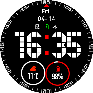 华米跃我Amazfit Pace, Stratos手表表盘