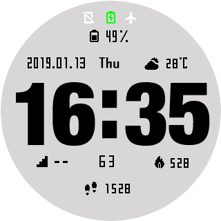 华米跃我Amazfit Pace, Stratos, Stratos 3手表表盘