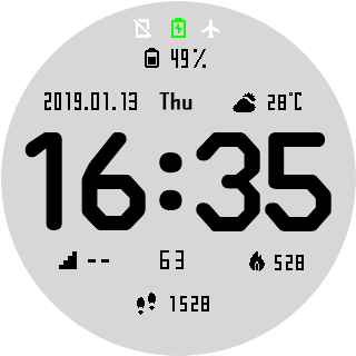 华米跃我Amazfit Pace, Stratos, Stratos 3手表表盘
