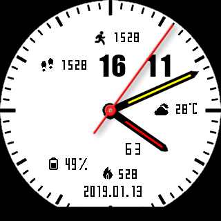 华米跃我Amazfit Pace, Stratos, Stratos 3手表表盘