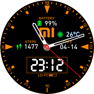 华米跃我Amazfit Pace, Stratos手表表盘