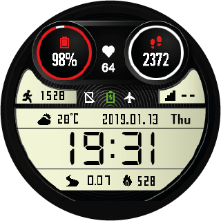 华米跃我Amazfit Pace, Stratos, Stratos 3手表表盘