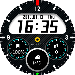 华米跃我Amazfit Pace, Stratos手表表盘