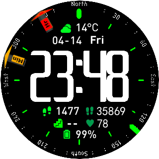 华米跃我Amazfit Pace, Stratos, Stratos 3手表表盘