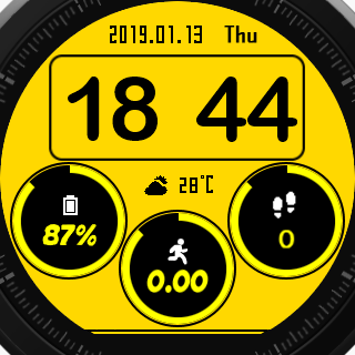 华米跃我Amazfit Pace, Stratos手表表盘