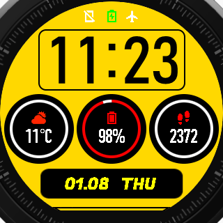 华米跃我Amazfit Pace, Stratos手表表盘