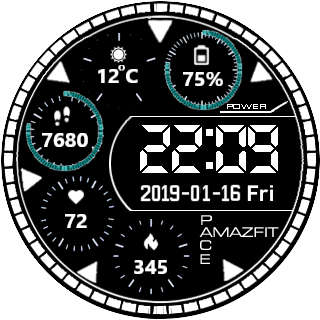 华米跃我Amazfit Pace, Stratos手表表盘