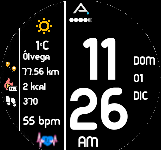 华米跃我Amazfit Pace, Stratos手表表盘