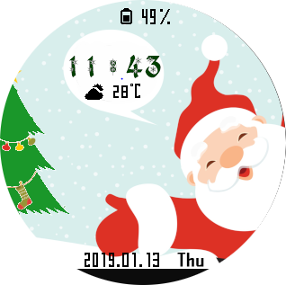 华米跃我Amazfit Pace, Stratos手表表盘