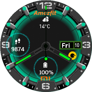 华米跃我Amazfit Pace, Stratos手表表盘