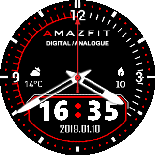 华米跃我Amazfit Pace, Stratos手表表盘