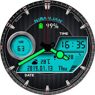 华米跃我Amazfit Pace, Stratos手表表盘