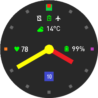 华米跃我Amazfit Pace, Stratos手表表盘