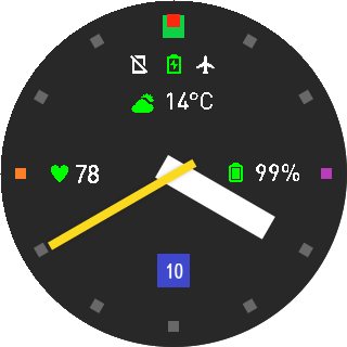 华米跃我Amazfit Pace, Stratos手表表盘