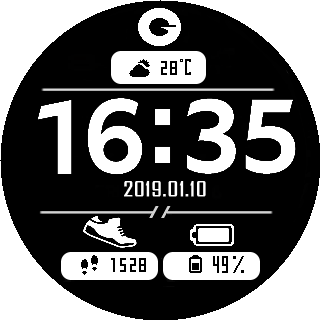 华米跃我Amazfit Pace, Stratos手表表盘
