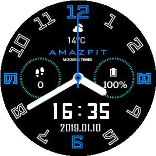 华米跃我Amazfit Pace, Stratos手表表盘