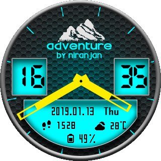 华米跃我Amazfit Pace, Stratos手表表盘