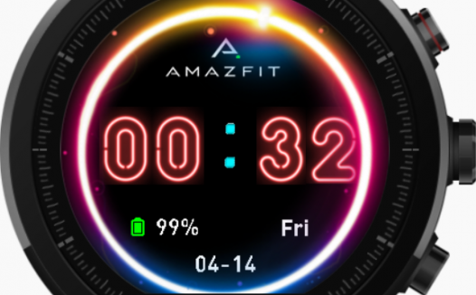 华米跃我Amazfit Pace, Stratos手表表盘