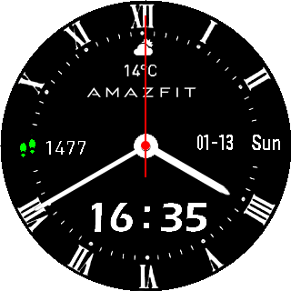 华米跃我Amazfit Pace, Stratos手表表盘