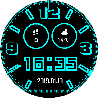 华米跃我Amazfit Pace, Stratos手表表盘